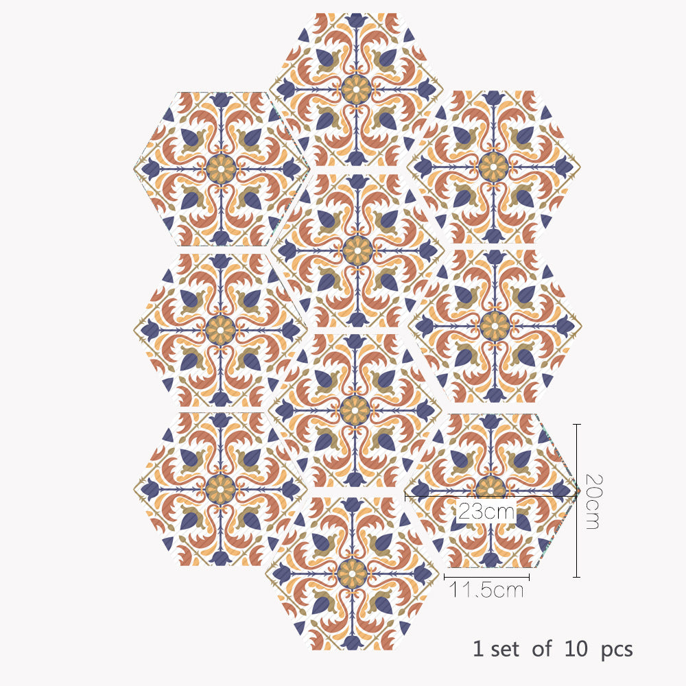 Moroccan style floor wall sticker