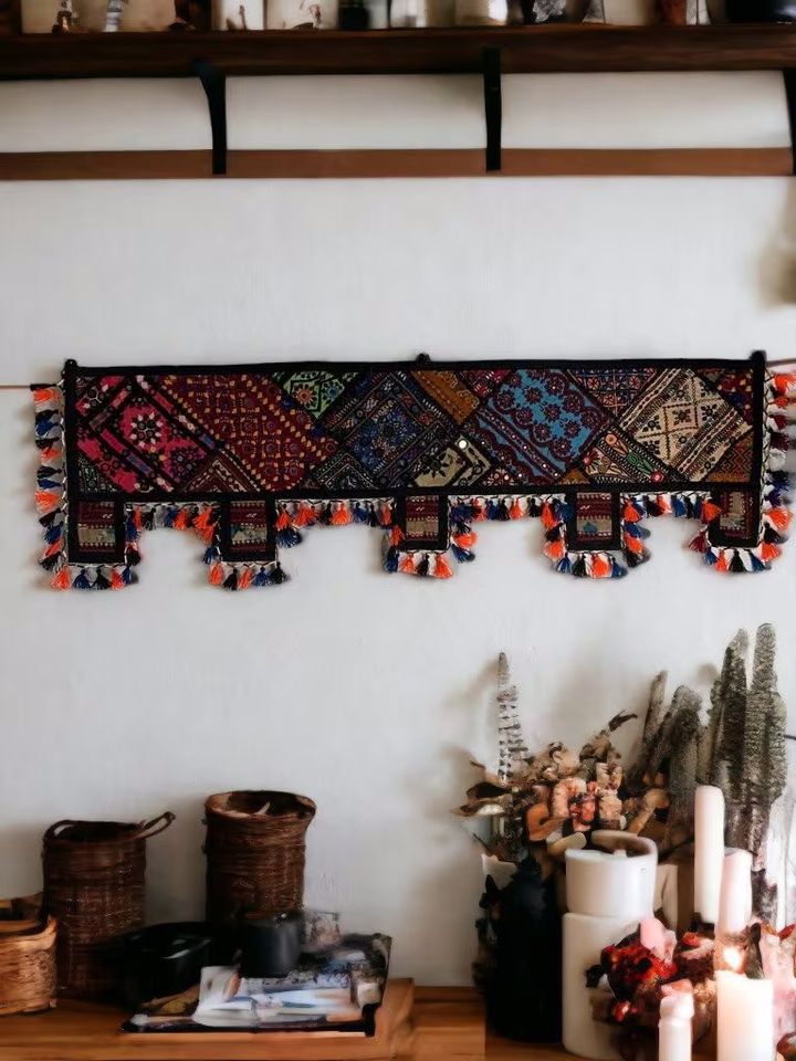 One-of-a-Kind Handmade Traditional Wall Hanging: A Beautiful and Unique Gift for Your Home