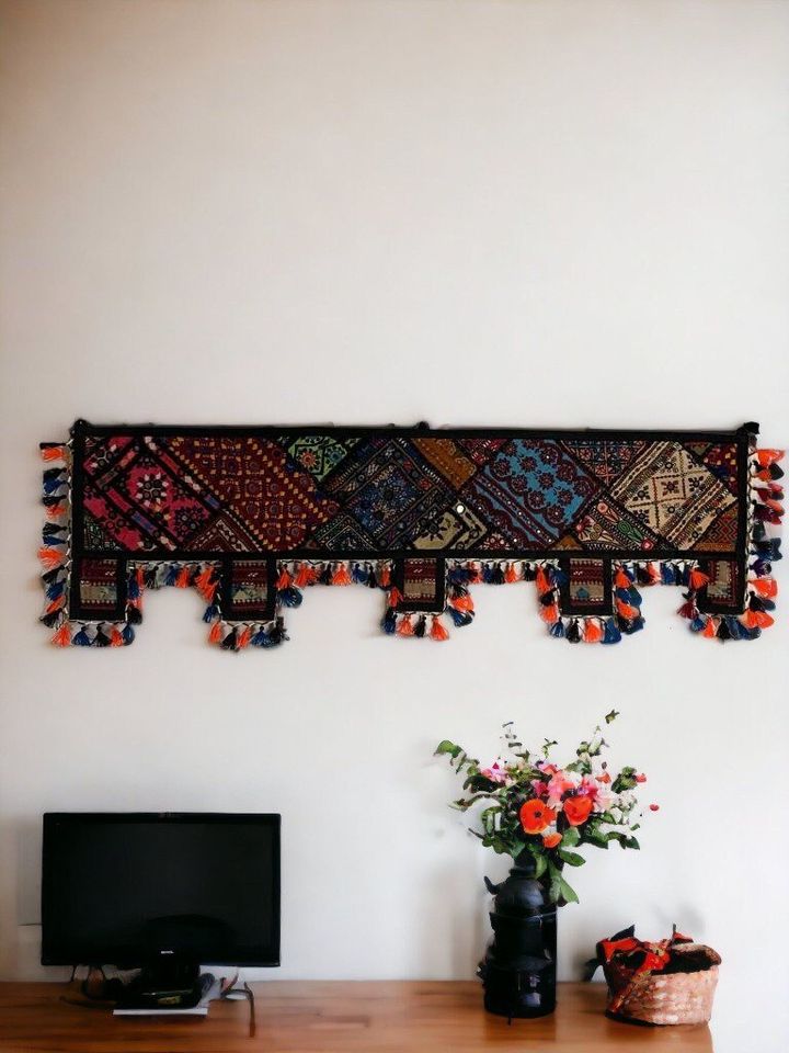 One-of-a-Kind Handmade Traditional Wall Hanging: A Beautiful and Unique Gift for Your Home