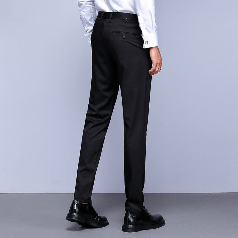 Casual pants stretch youth suit pants