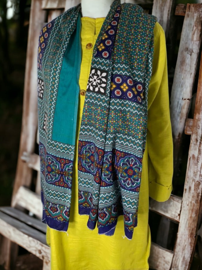 brand new ladies shawl with threadwork (best gift)