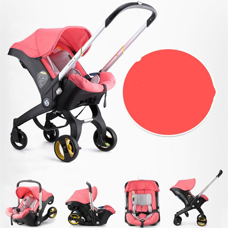 Multi Functional Baby Stroller With Lightweight Folding