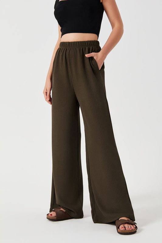 Pantalon ample et confortable à jambes larges pour femme