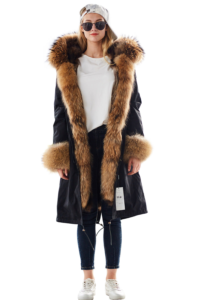 Women's Winter Wool Collar Coat Long Style Overcome