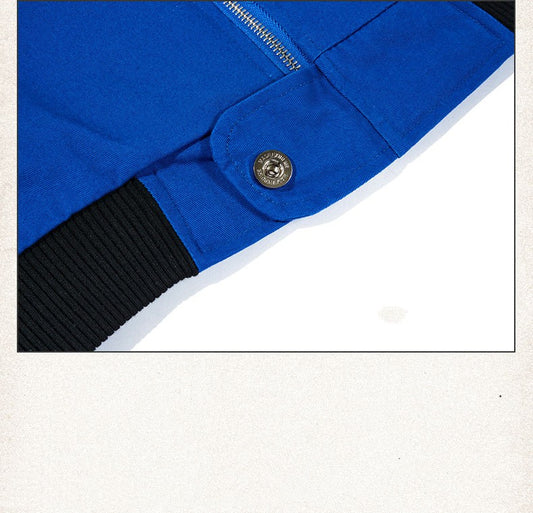 Color Block Locomotive Winter Thick Cotton Clothing