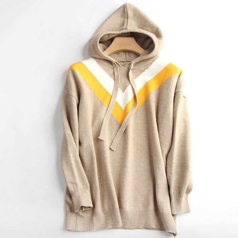 Hooded sweater pullovers and hoodies