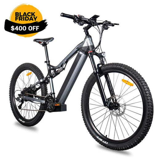 500W Electric Bicycle Ebike 27.5 Inches Mountain E-Bike 48V City EMTB 27 Speed Gray US only