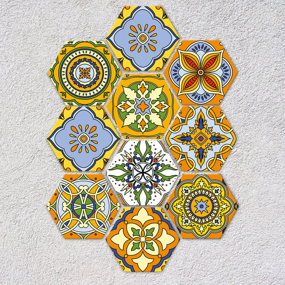 Moroccan style floor wall sticker