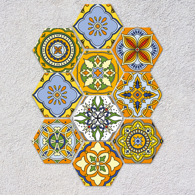 Moroccan style floor wall sticker