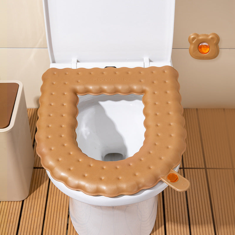 Home Toilet Cover Aromatherapy EVA Four Seasons Universal Portable Paste Toilet Seat Cushion