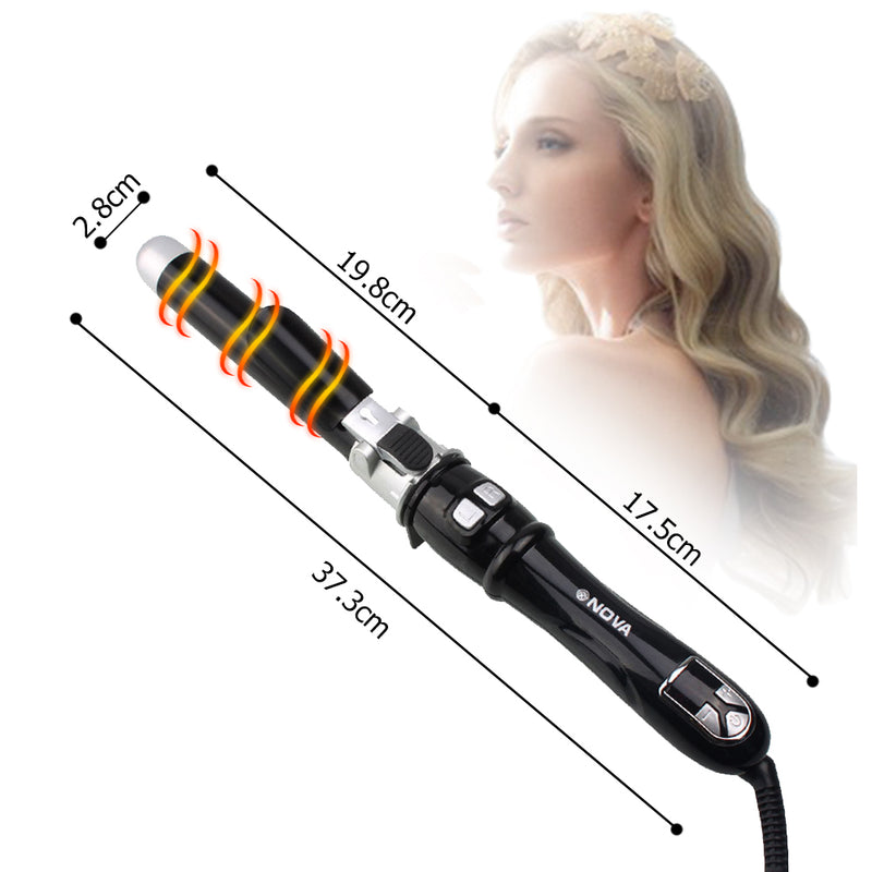 Otating Curling Iron Curling Wand Automatic Hair Curler 30s Instant Heat Auto Hair Waver Hair Styling Irons