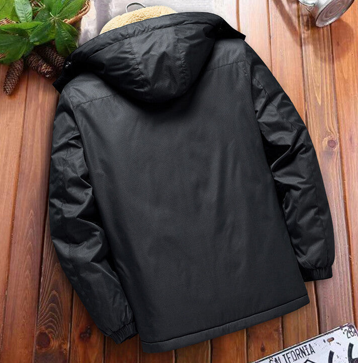 Mens Cotton-padded Trendy Outdoor Jacket