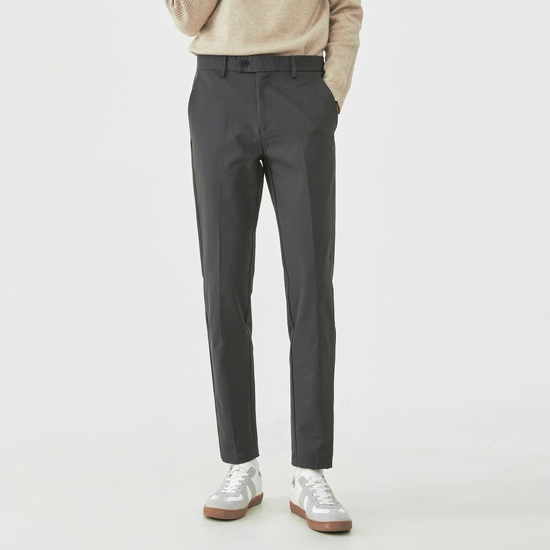 Summer Nine-point Suit Trousers Men's Slim Fashion Small Trousers