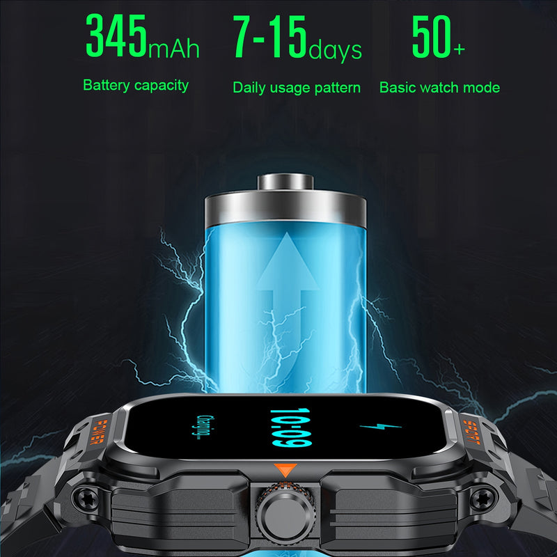 Full Touch HD Screen, Metal Body, TWS Sports Earbuds + IP67 Waterproof Smart Watch 2-in-1, 360 MAh, DIY Watch Faces, NFC, Multi-sport Data Tracking, Message Reminders, Sleep Monitoring