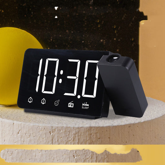 Projection Alarm Clock 3211 Projection Clock With Radio Double Alarm Time LED Display Electronic Clock