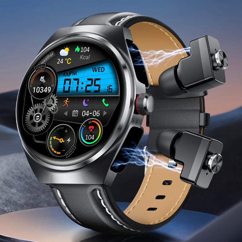 GT95 HD Full Touch Screen, TWS Earbuds + Outdoor IP67 Waterproof Smartwatch, 400mAh Battery For Long Srandby, Supports DIY Watch Faces, NFC Unlocking, Sports Data Tracking