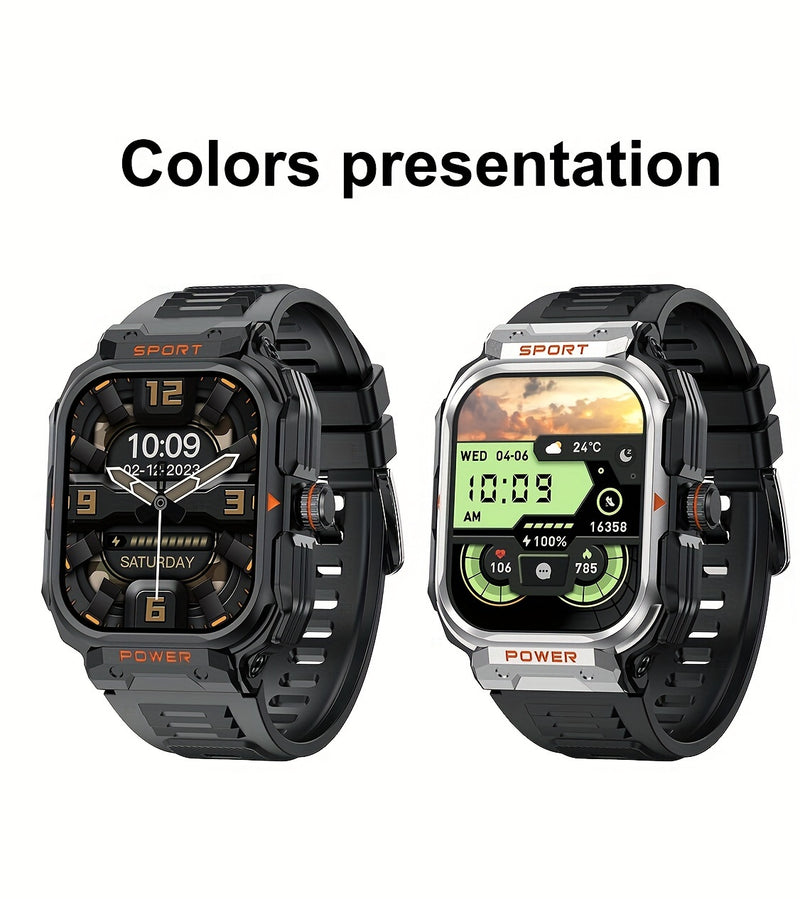 Full Touch HD Screen, Metal Body, TWS Sports Earbuds + IP67 Waterproof Smart Watch 2-in-1, 360 MAh, DIY Watch Faces, NFC, Multi-sport Data Tracking, Message Reminders, Sleep Monitoring