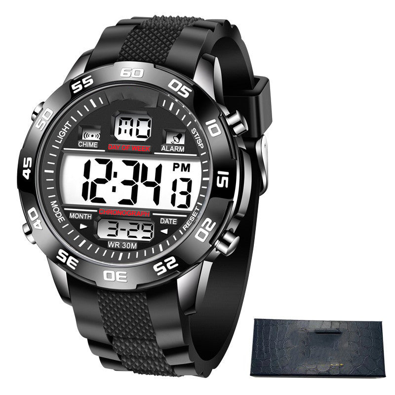 Business Men's Multifunctional Alloy Electronic Watch