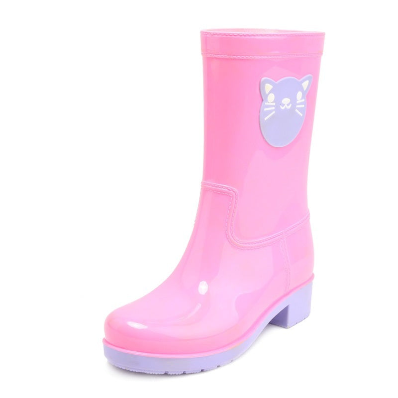 Rubber shoes rain boots