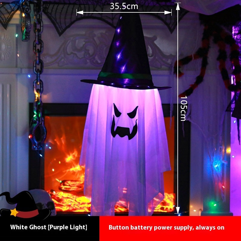 Halloween Glowing Scream Ghost Decoration Props