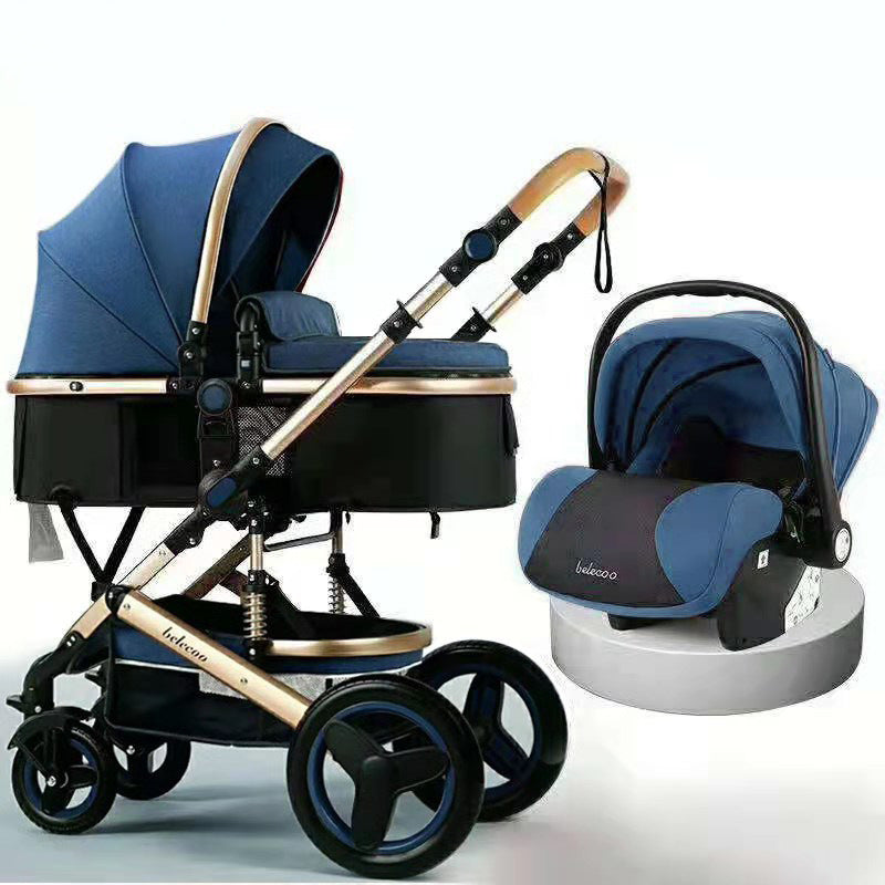 Lightweight Baby Stroller With High View Can Sit And Lie Down