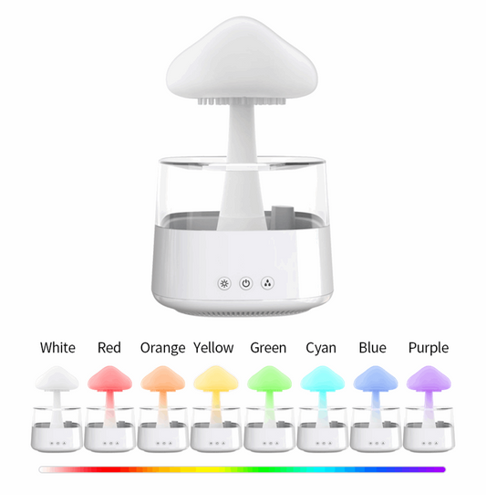 2023 New Dropshipping Items Rain Cloud Dripping Humidifier And Oil Diffuser Night Light Relax Aromatherapy Rain Cloud Humidifier