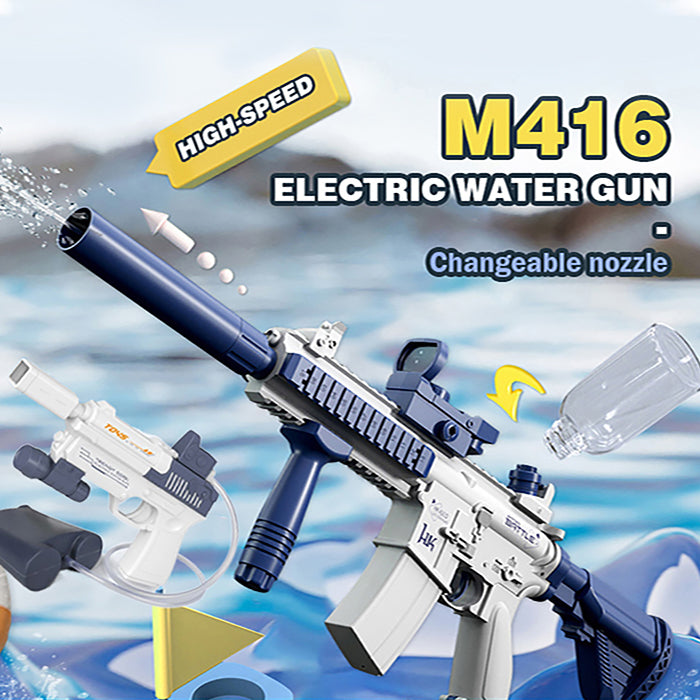 Summer Fully Automatic Electric Water Gun Rechargeable Long-Range Continuous Firing Party Game Kids Gift