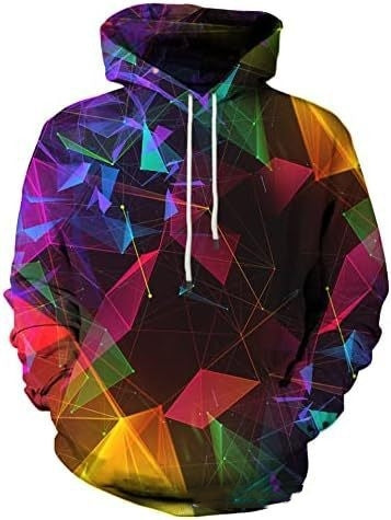 3D Animal Figure Printed Men's Hooded Sweater Couple Pullover Hoodie