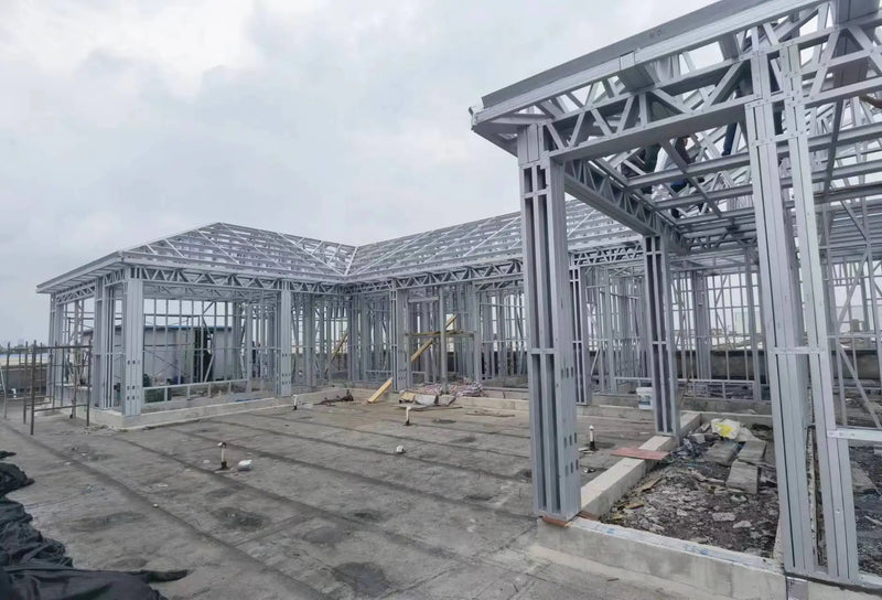 construction design Prefabricated modular Steel Structure Prefabricated House Light Steel Villas