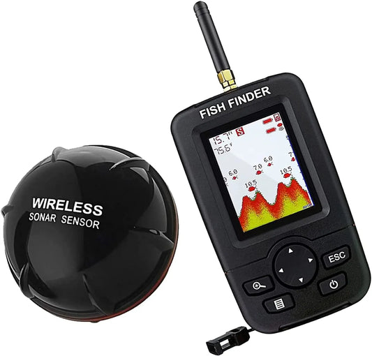 LUCKY Wireless Sonar Fishing Alert Fish Finder Underwater Echo Sounder Fishing Detector Portable Fish Finder