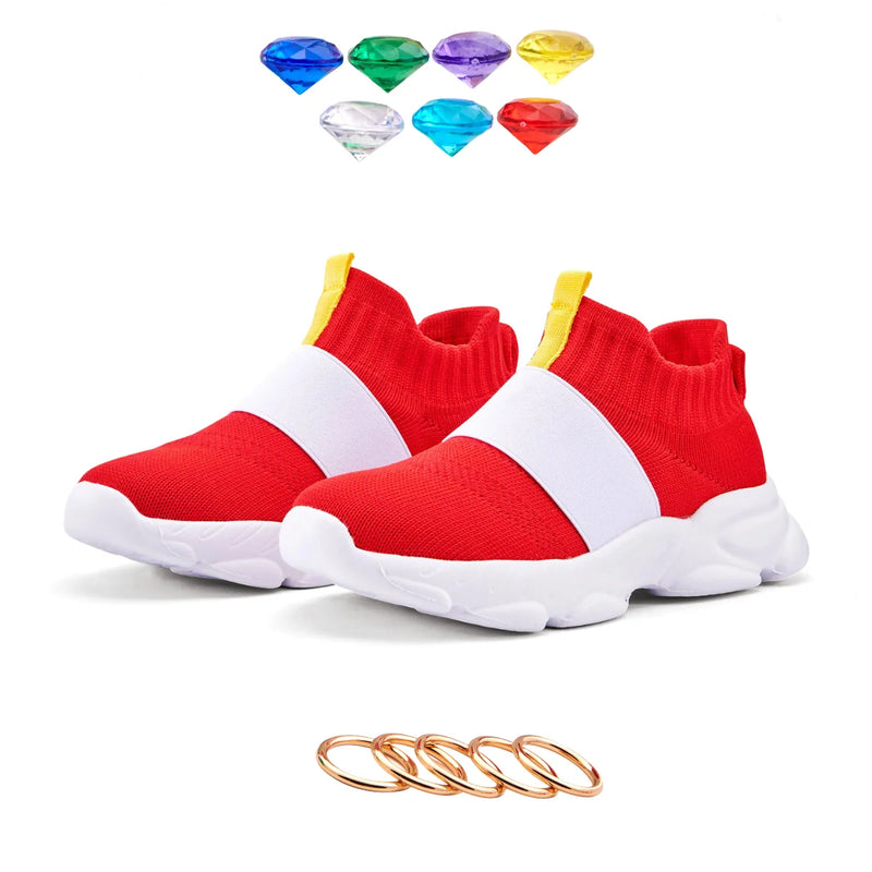 Boy Kids Zapatos de Sonic Zapatillas Sonic Red Tenis Sonic Shoes For Boys Cartoon Anime Sonic Shoes