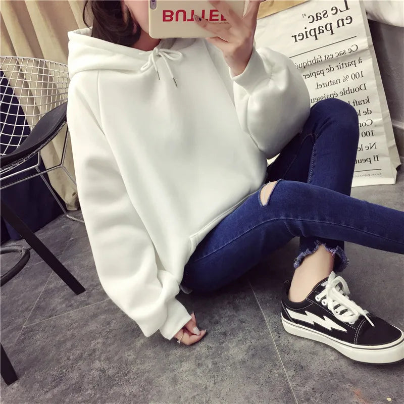 Women Oversized Sweatshirt  Fall Homme Clothing Lover Hoodies Printed QUEEN KING Couple Sweatshirt Plus Size Hooded Clothes