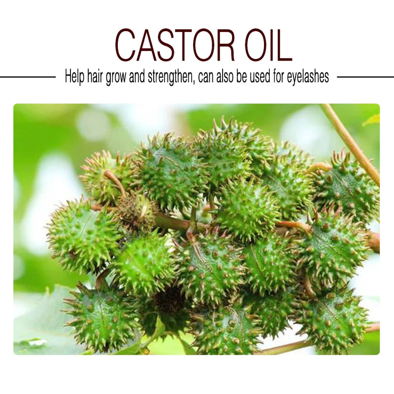 100% Pure And Castor Oil For Hair Growth, Eyelashes And Eyebrows - Carrier Oil For Essential Oils, Aromatherapy And Massage