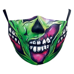 Milk Silk Double-layer Halloween Digital Printing Mask