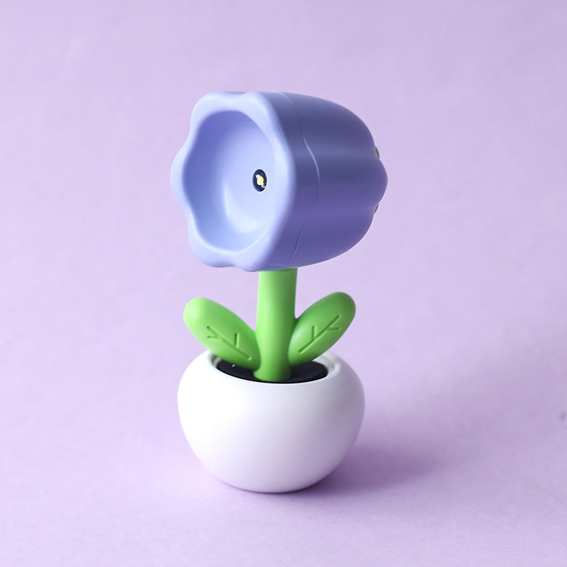 Creative Mini Small Night Lamp Flower 360 Degree Rotation