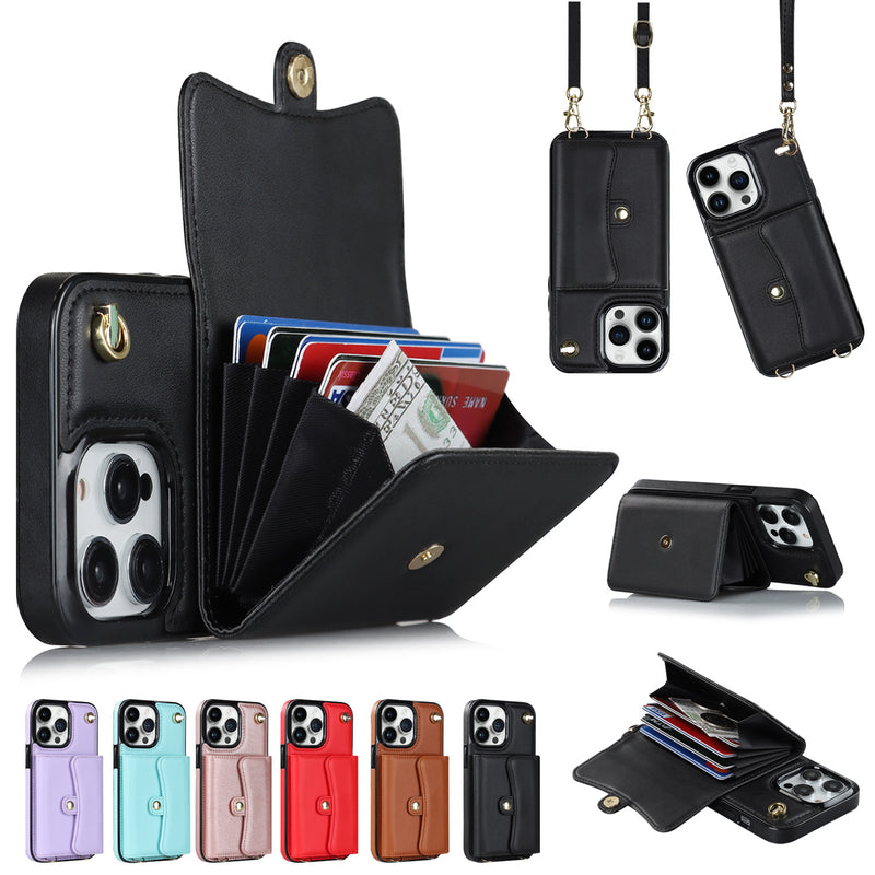 Crossbody Card Holder Phone Case Multi-function Card Holder