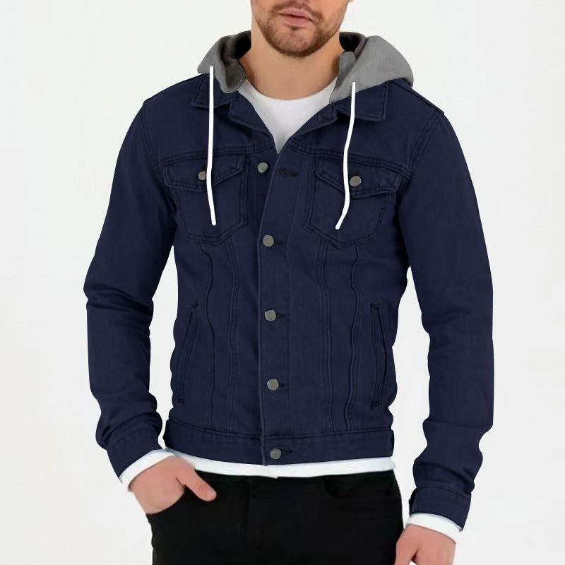 Men's Coat Multi-pocket Jacket Slim Fit Warm