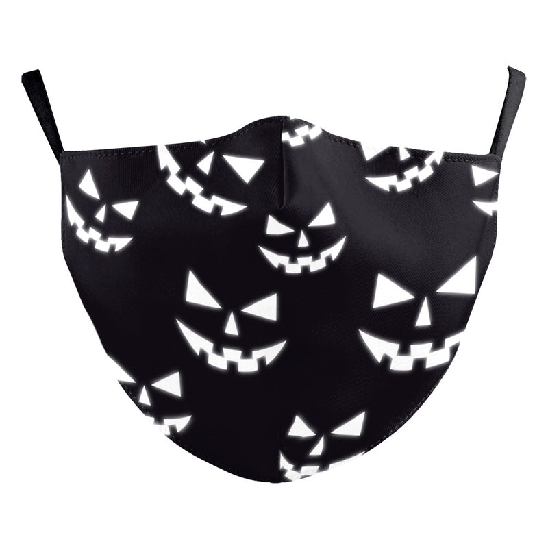 Milk Silk Double-layer Halloween Digital Printing Mask