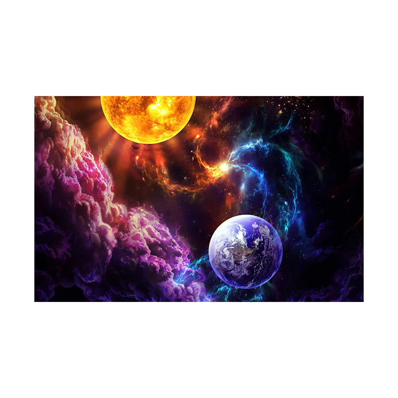 3D Planet Gorgeous Universe Living Room Carpet