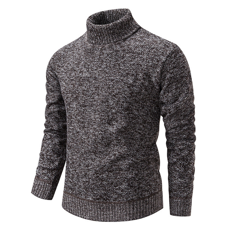 Men's Solid Color Sweater Casual Slim Fit