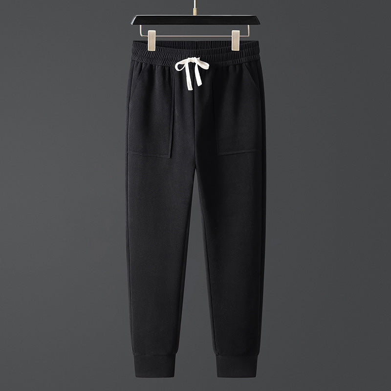 Thick Warm Men's Ankle-tied Pants