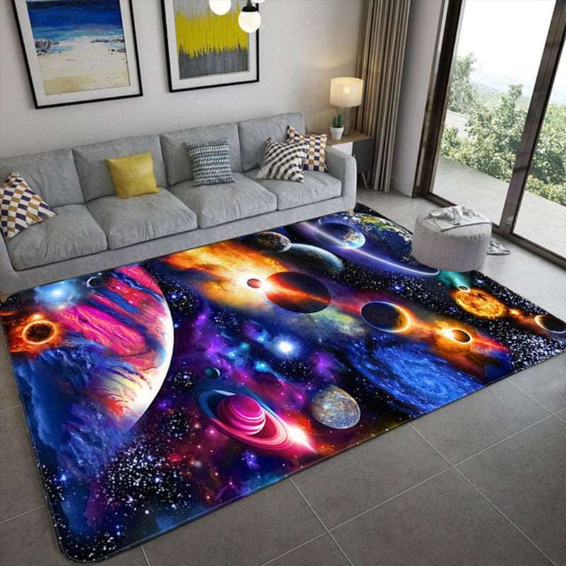 3D Planet Gorgeous Universe Living Room Carpet