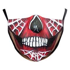 Milk Silk Double-layer Halloween Digital Printing Mask