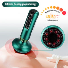 Electric Cupping Massager – Vacuum Suction & GuaSha with Infrared Heat for Anti-Cellulite & Body Slimming