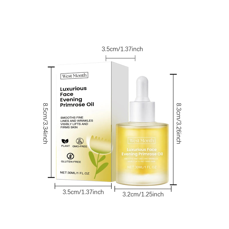 Evening Primrose Oil Deeply Nourishing Smooth Fine Lines Wri-nkles Removal Reduce Dryness Anti-Ag-ing Repairing Facial Essence