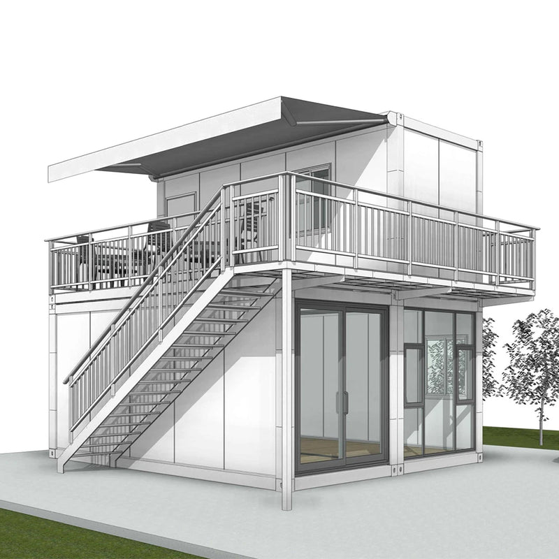 Modular home prefabricated house fully customized tiny house living prefab container home