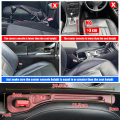 Universal Car Seat Gap Filler – Leak-Proof, Seamless Plug Strip for Car Interior Organization & Decoration
