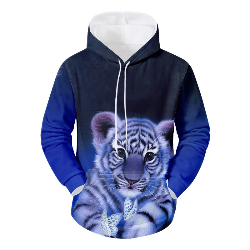 Tiger Fashion Style 3D Printed Hoodies Unisex Pullovers Hoodie Casual Sweatshirts