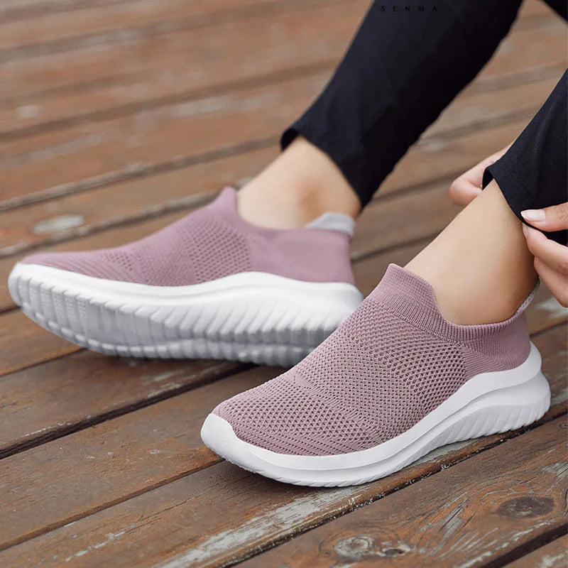 Xiaomi Youpin Light Sneakers Women Men Cushioning Non Slip Hard Wearing Walking Jogging Elastic Retro Casual Running Shoes