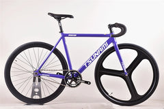 Tsunami SNM100 Fixie Fixed Gear Bike – 700C Single Speed Racing Bicycle | Lightweight Aluminum Alloy Frame | Customizable Track Cycling